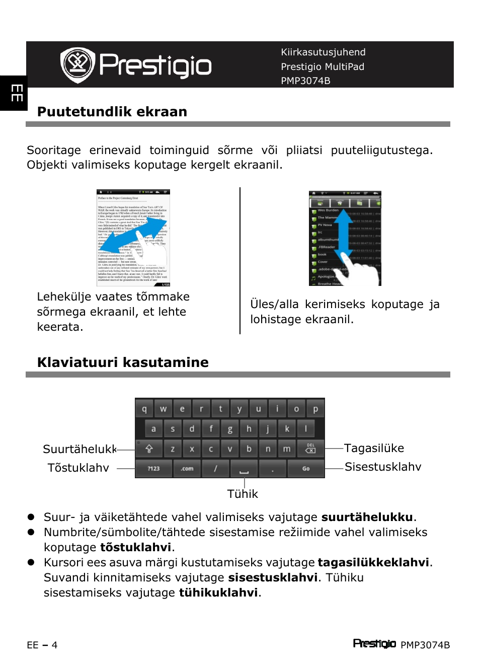 PRESTIGIO Multipad PMP3074B User Manual | Page 34 / 145