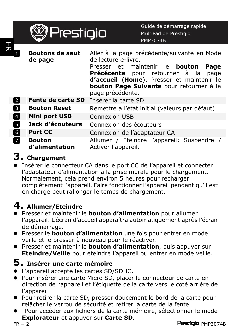 PRESTIGIO Multipad PMP3074B User Manual | Page 44 / 145