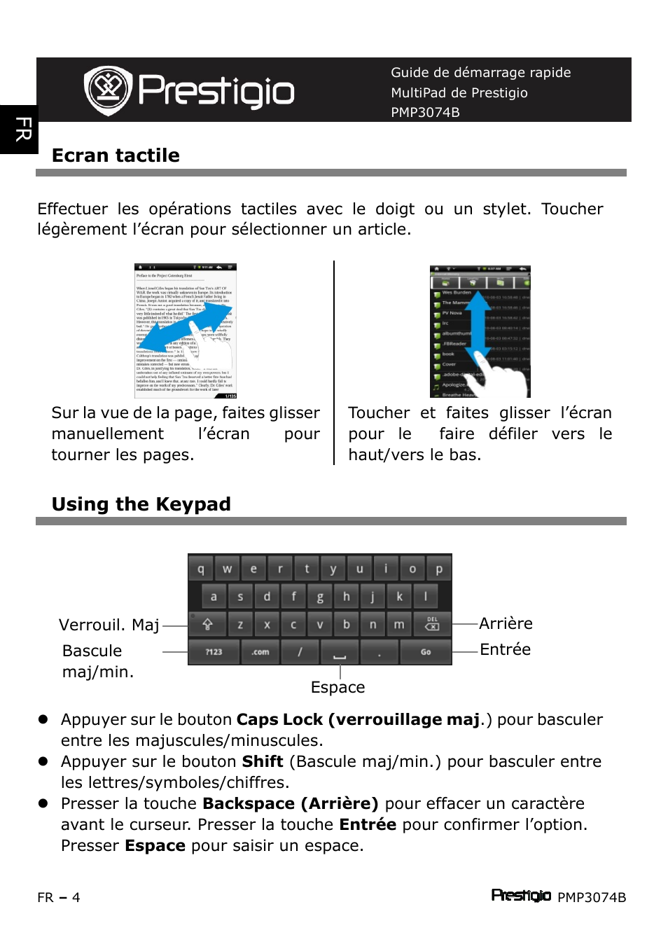 PRESTIGIO Multipad PMP3074B User Manual | Page 46 / 145