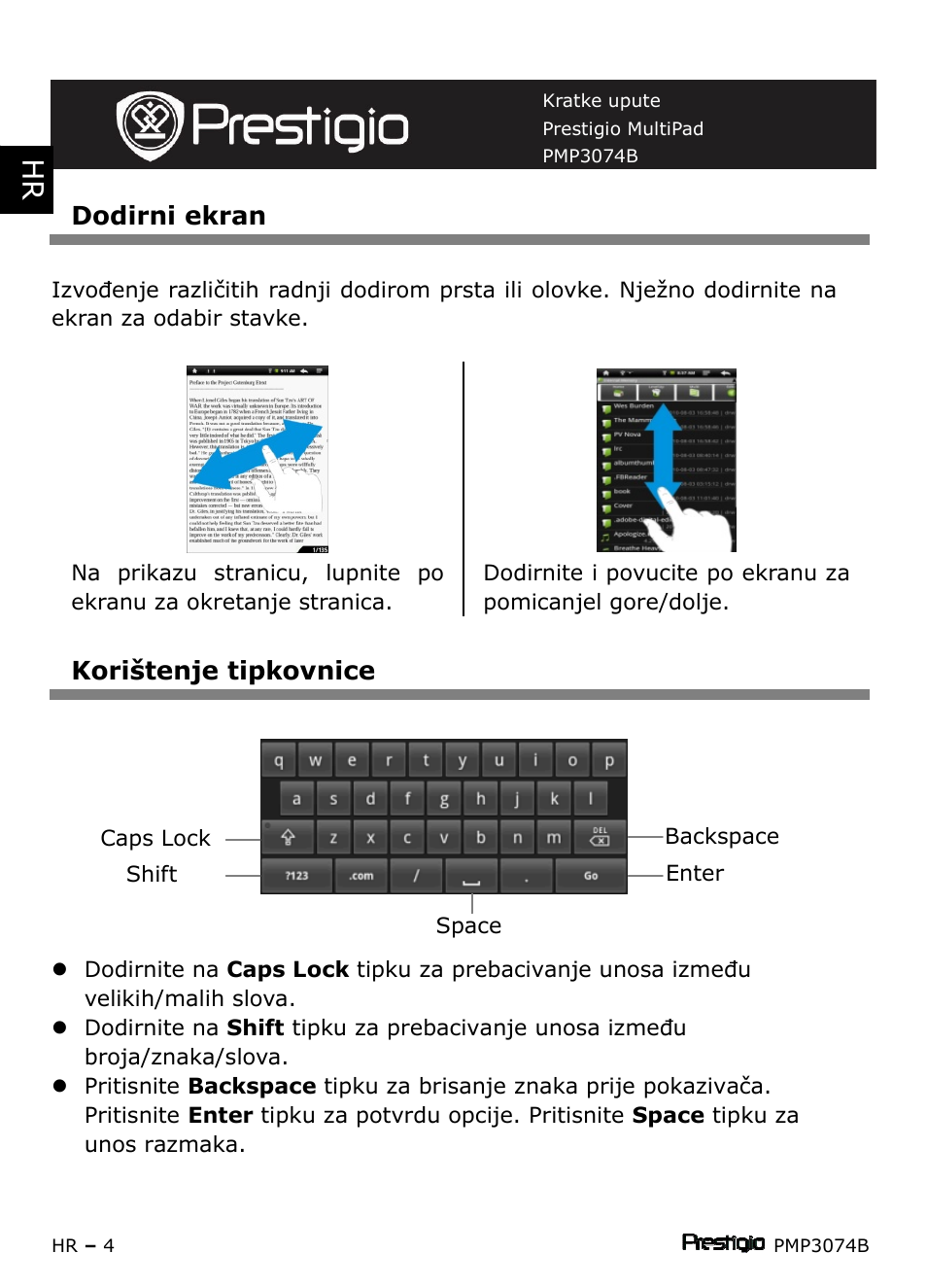 PRESTIGIO Multipad PMP3074B User Manual | Page 58 / 145