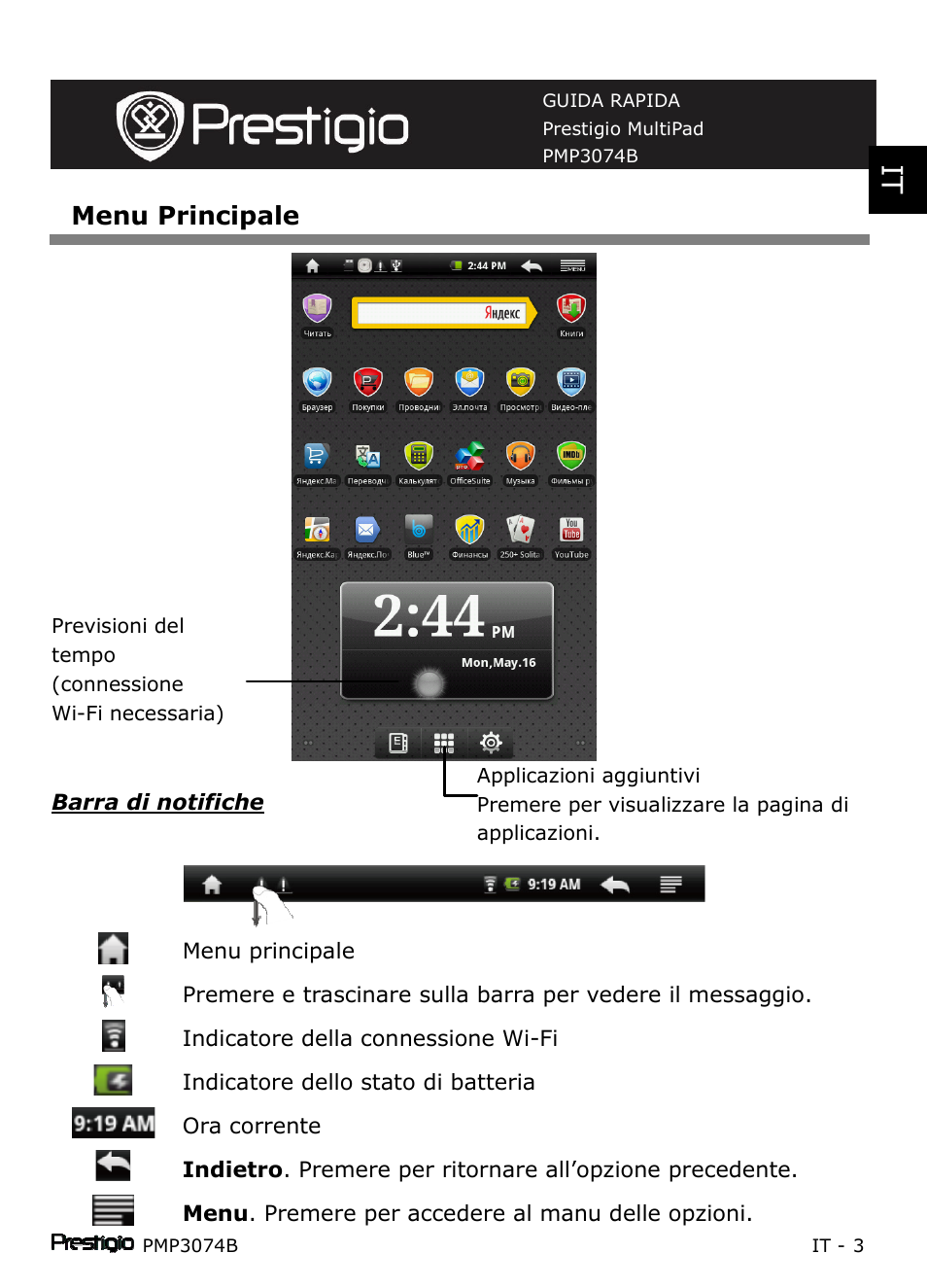 PRESTIGIO Multipad PMP3074B User Manual | Page 69 / 145