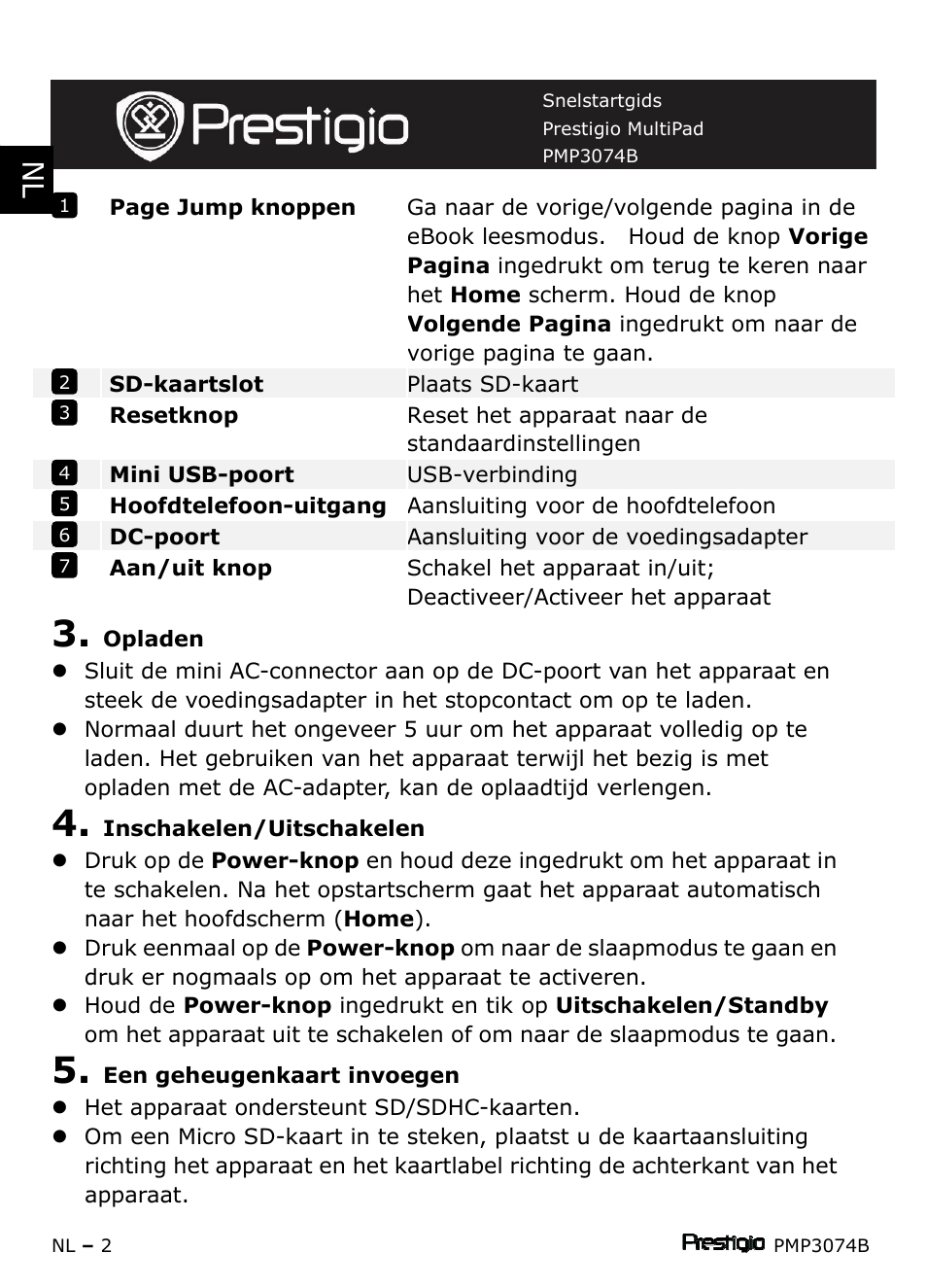 PRESTIGIO Multipad PMP3074B User Manual | Page 86 / 145