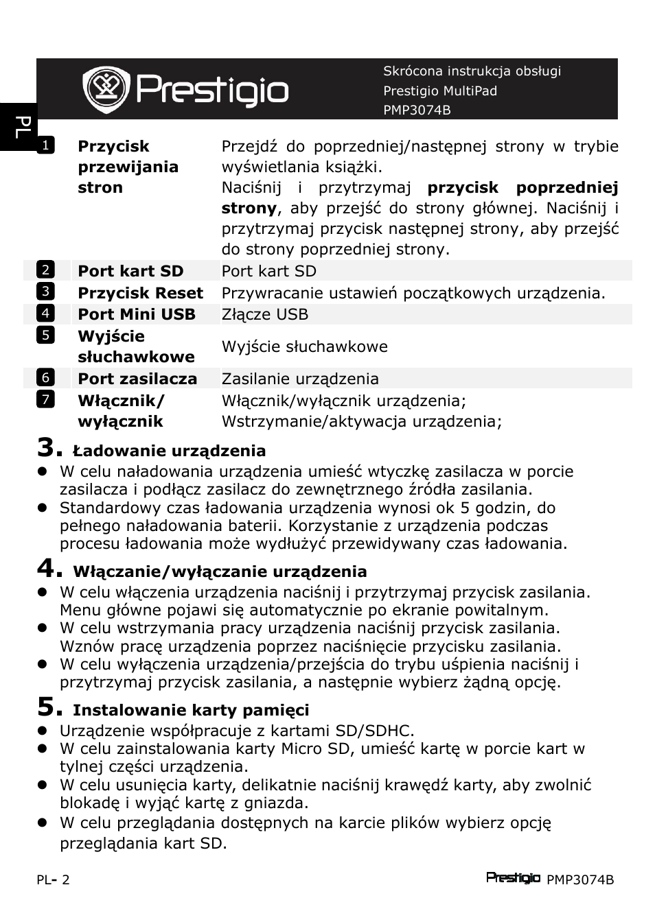 PRESTIGIO Multipad PMP3074B User Manual | Page 92 / 145