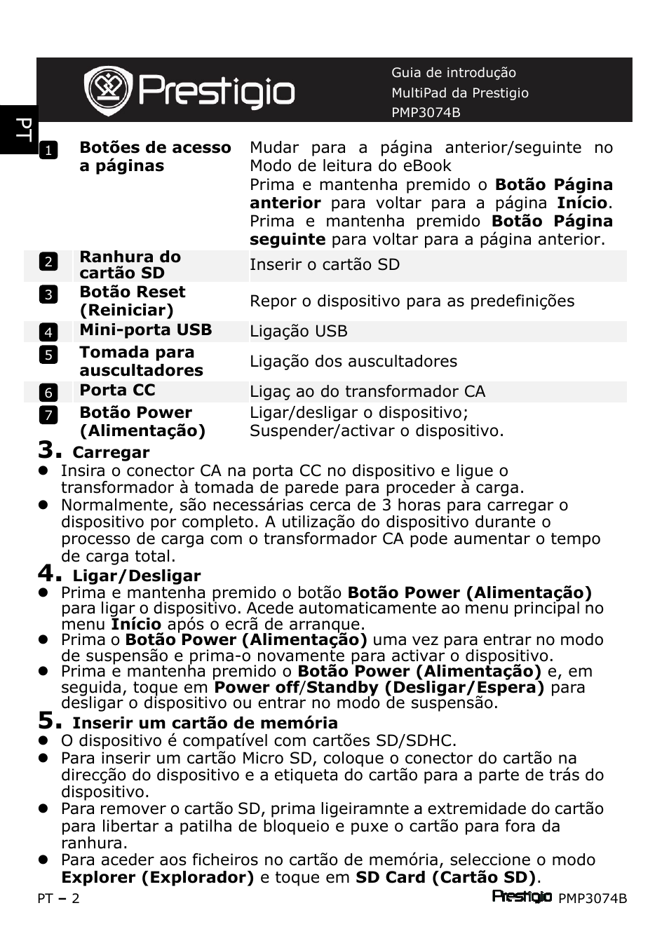 PRESTIGIO Multipad PMP3074B User Manual | Page 98 / 145