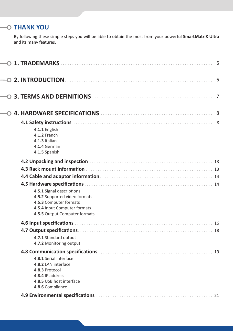 Analog Way SmartMatriX Ultra User Manual | Page 3 / 82