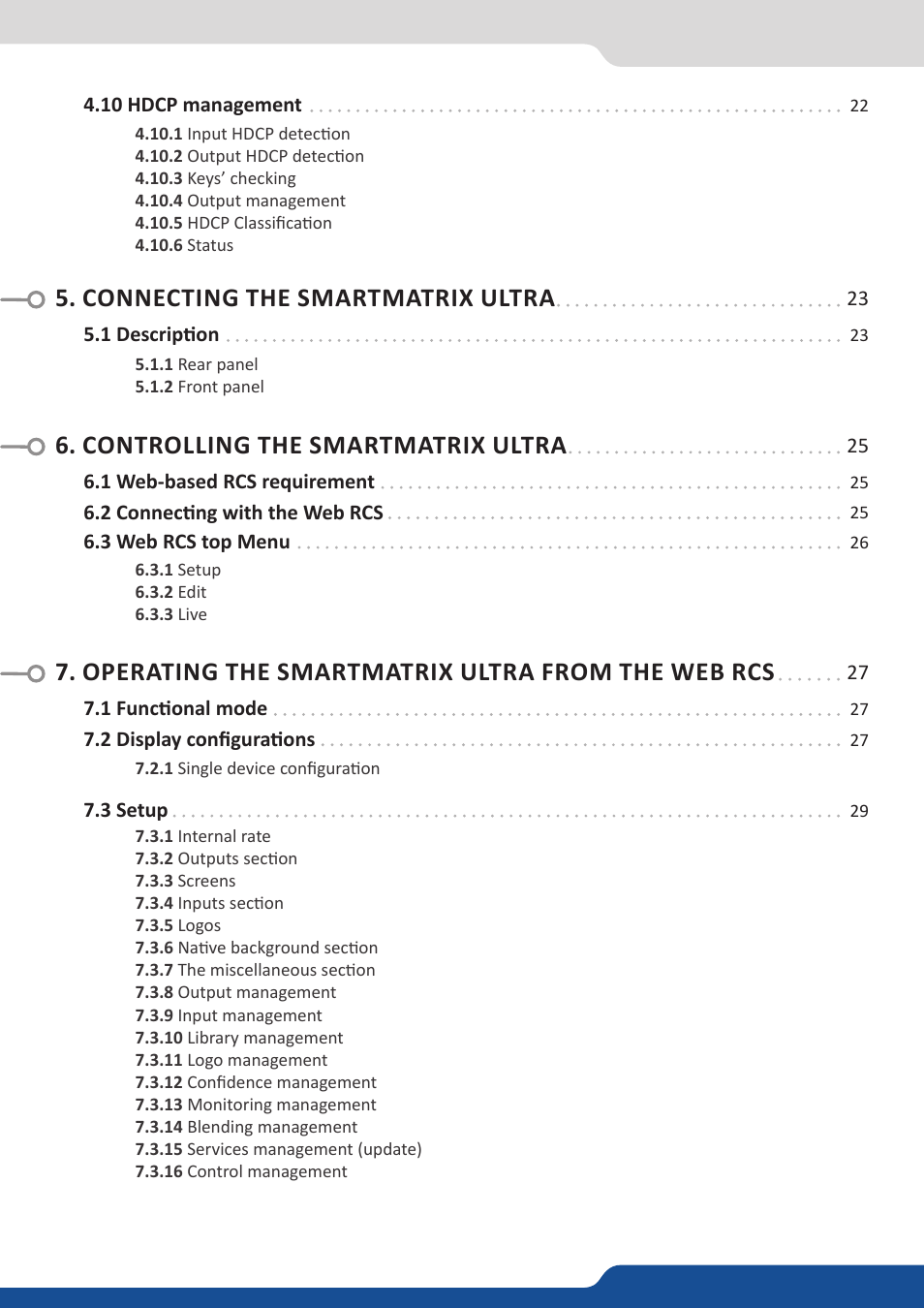 Analog Way SmartMatriX Ultra User Manual | Page 4 / 82