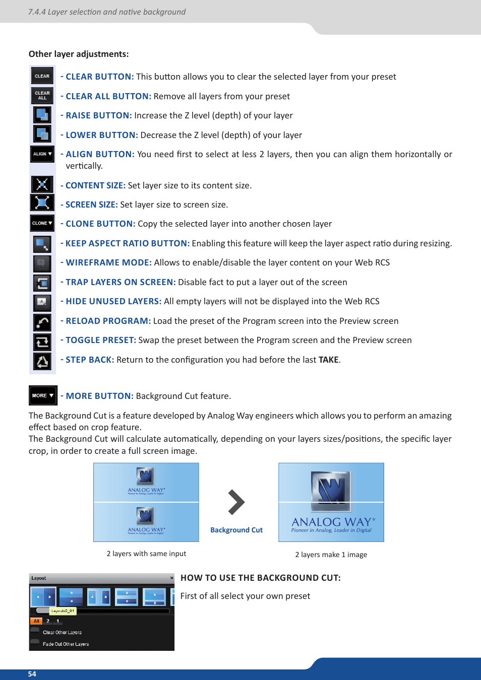 Analog Way SmartMatriX Ultra User Manual | Page 54 / 82