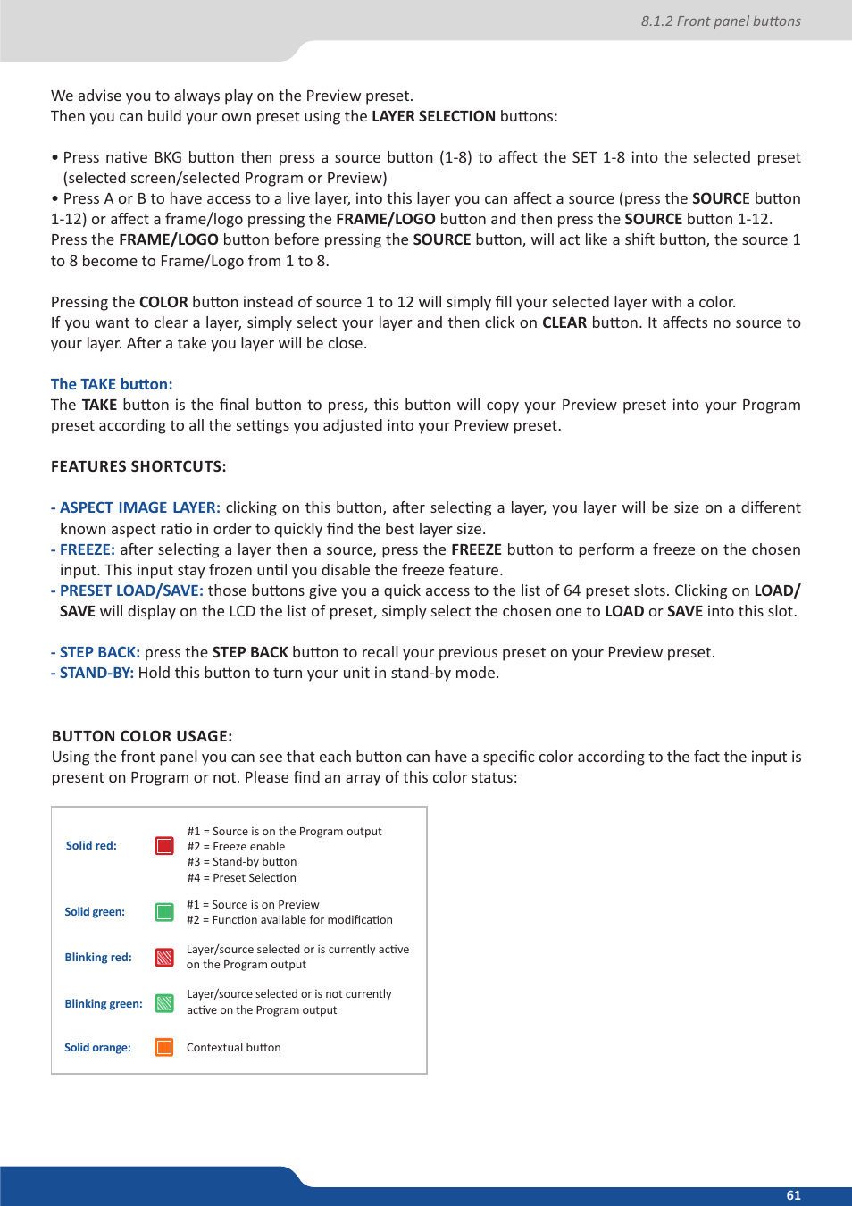 Analog Way SmartMatriX Ultra User Manual | Page 61 / 82