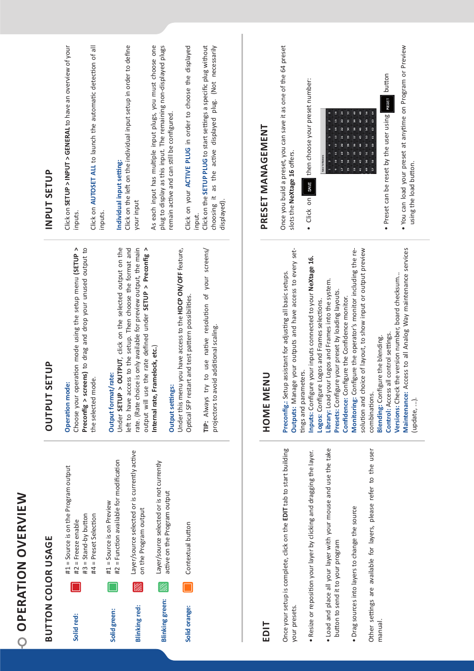 Analog Way NeXtage 16 User Manual | Page 3 / 4
