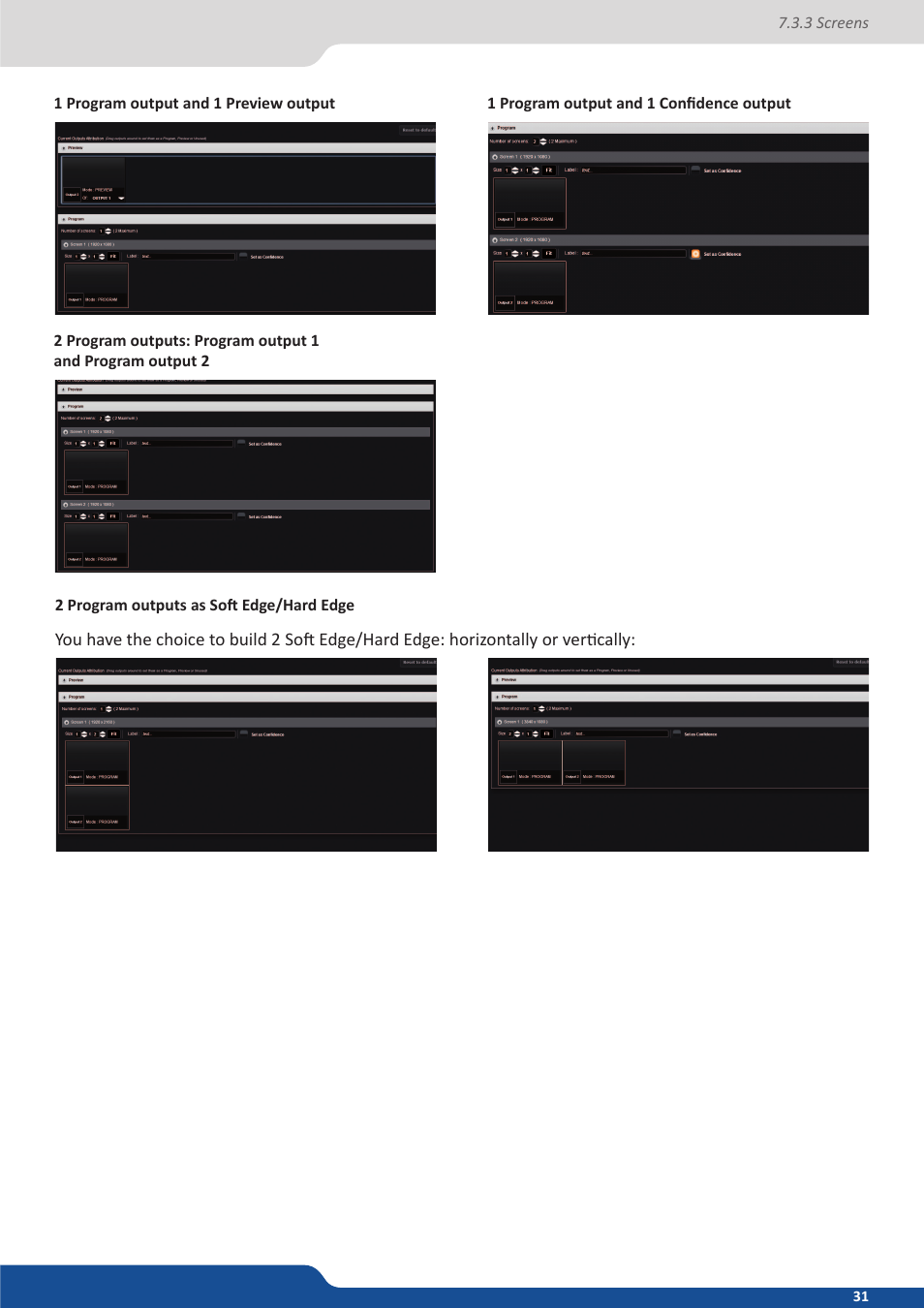 Analog Way NeXtage 16 User Manual | Page 31 / 81