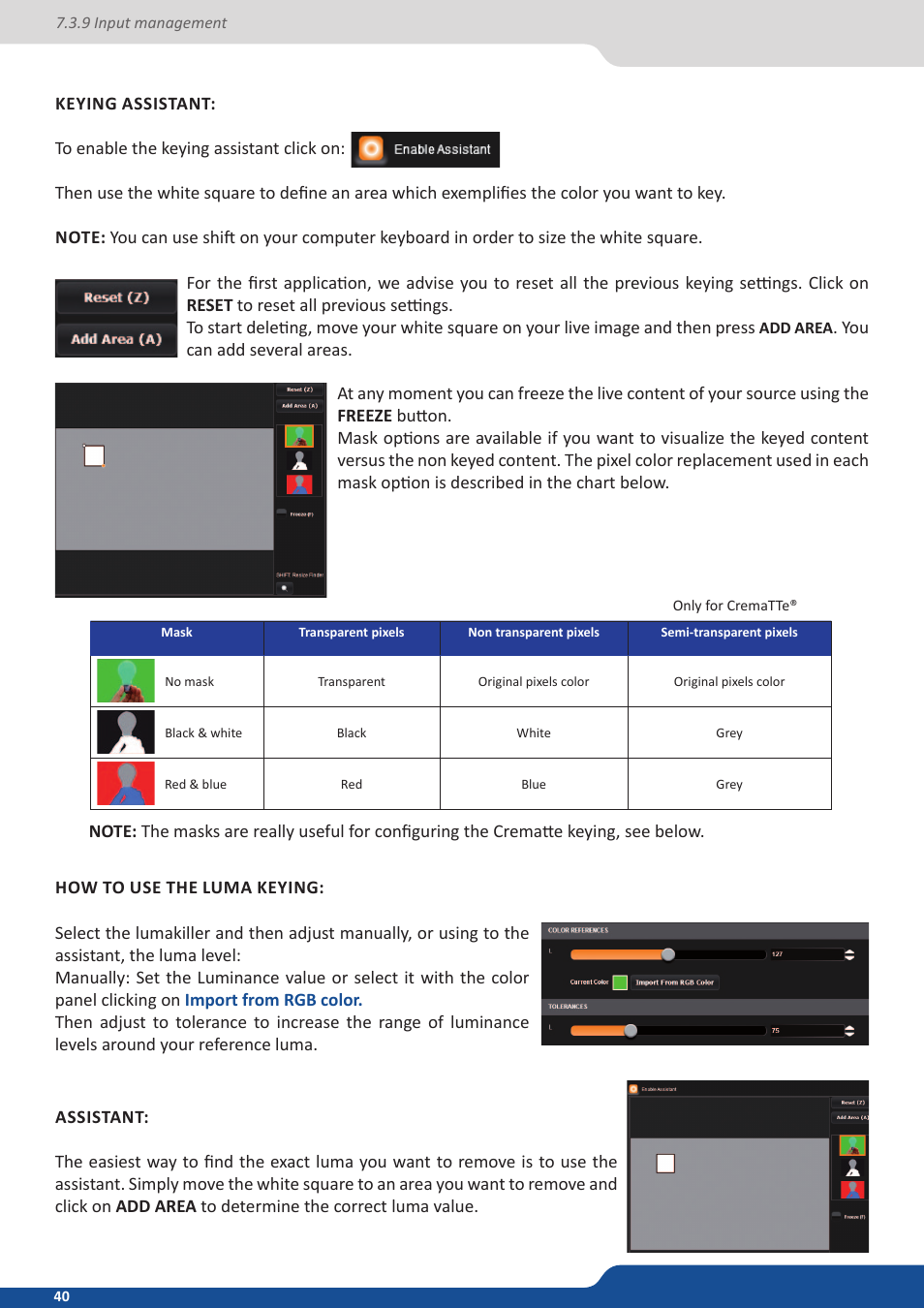 Analog Way NeXtage 16 User Manual | Page 40 / 81