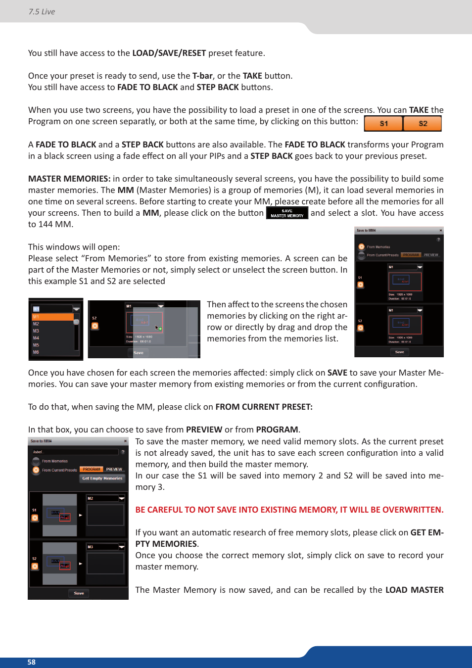 Analog Way NeXtage 16 User Manual | Page 58 / 81