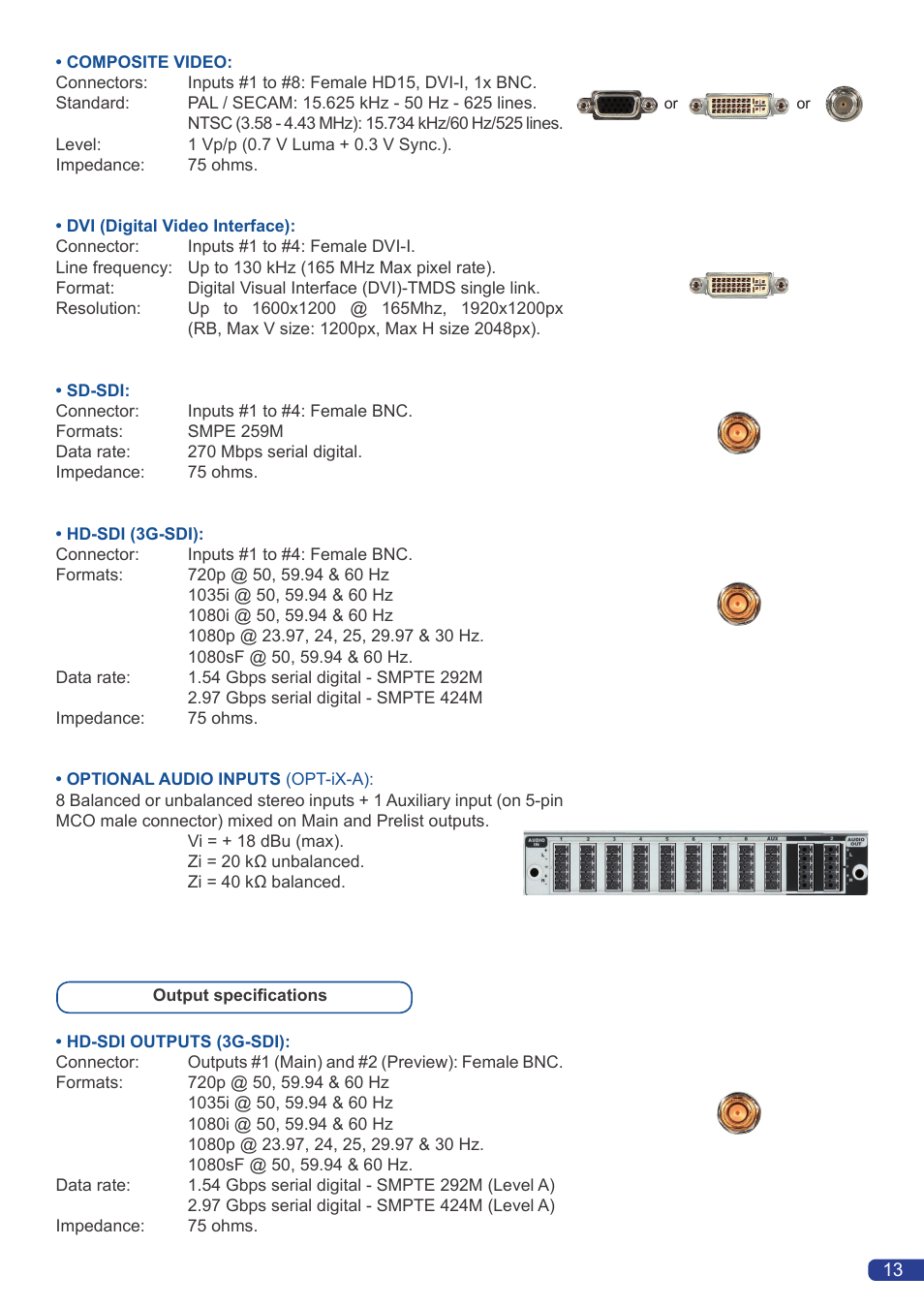Analog Way Di-VentiX II User Manual | Page 15 / 88