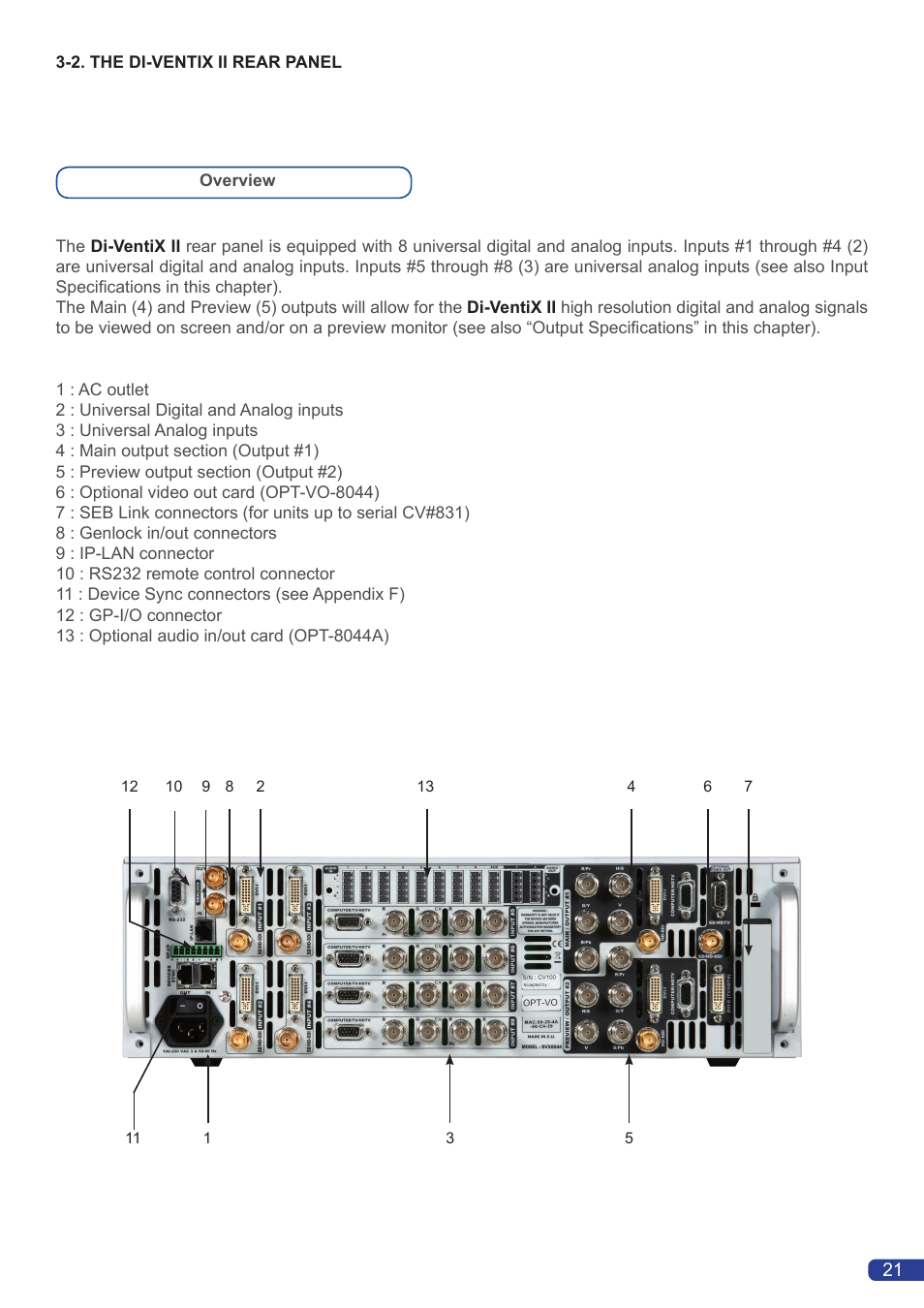 Analog Way Di-VentiX II User Manual | Page 23 / 88