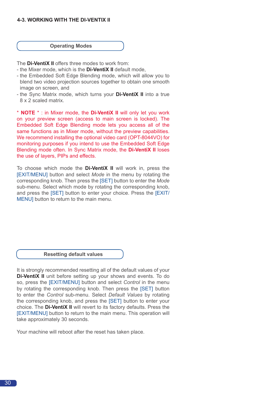 Analog Way Di-VentiX II User Manual | Page 32 / 88