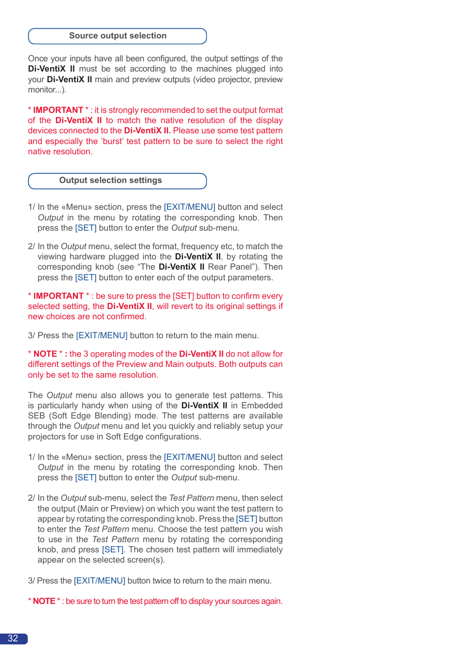 Analog Way Di-VentiX II User Manual | Page 34 / 88