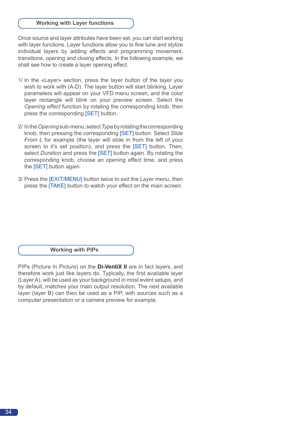 Analog Way Di-VentiX II User Manual | Page 36 / 88