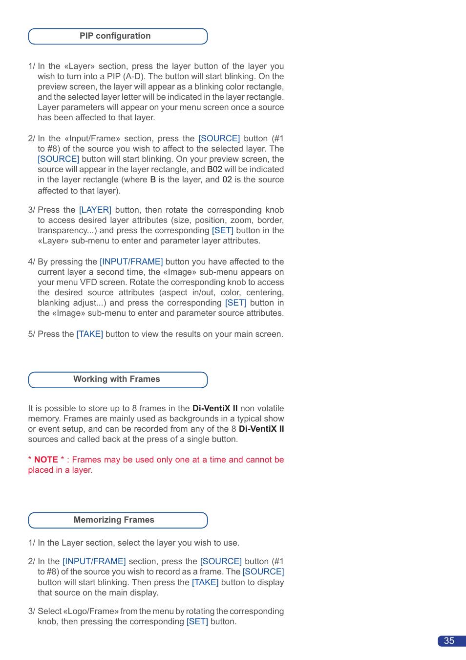 Analog Way Di-VentiX II User Manual | Page 37 / 88