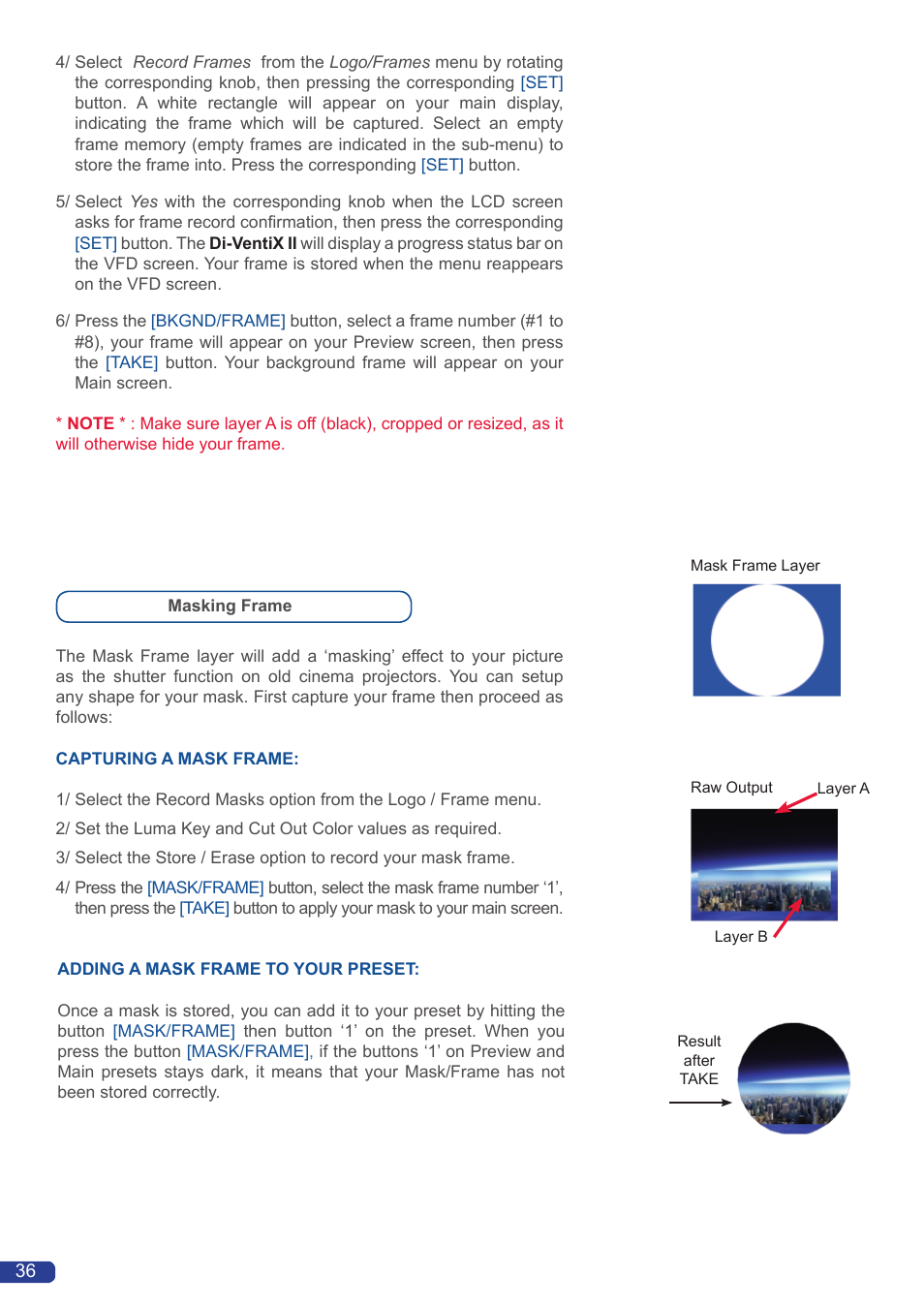 Analog Way Di-VentiX II User Manual | Page 38 / 88