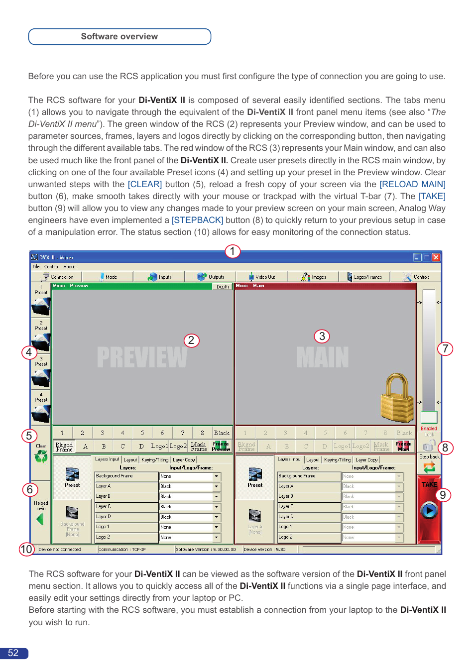 Analog Way Di-VentiX II User Manual | Page 54 / 88