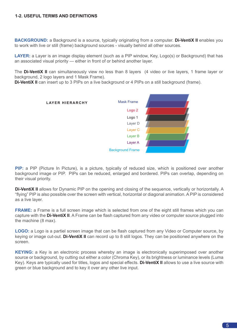 Analog Way Di-VentiX II User Manual | Page 7 / 88