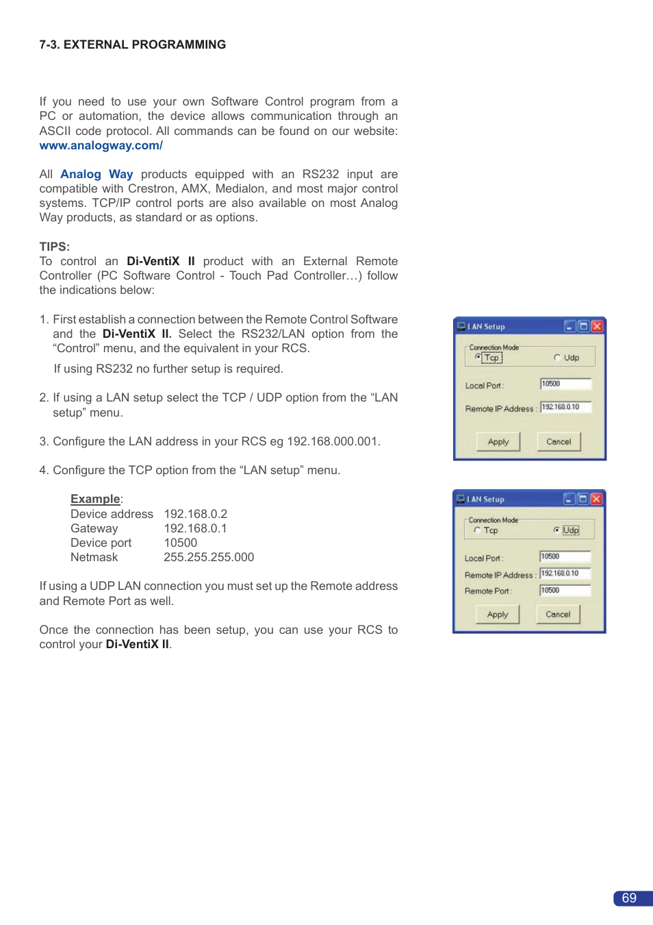 Analog Way Di-VentiX II User Manual | Page 71 / 88