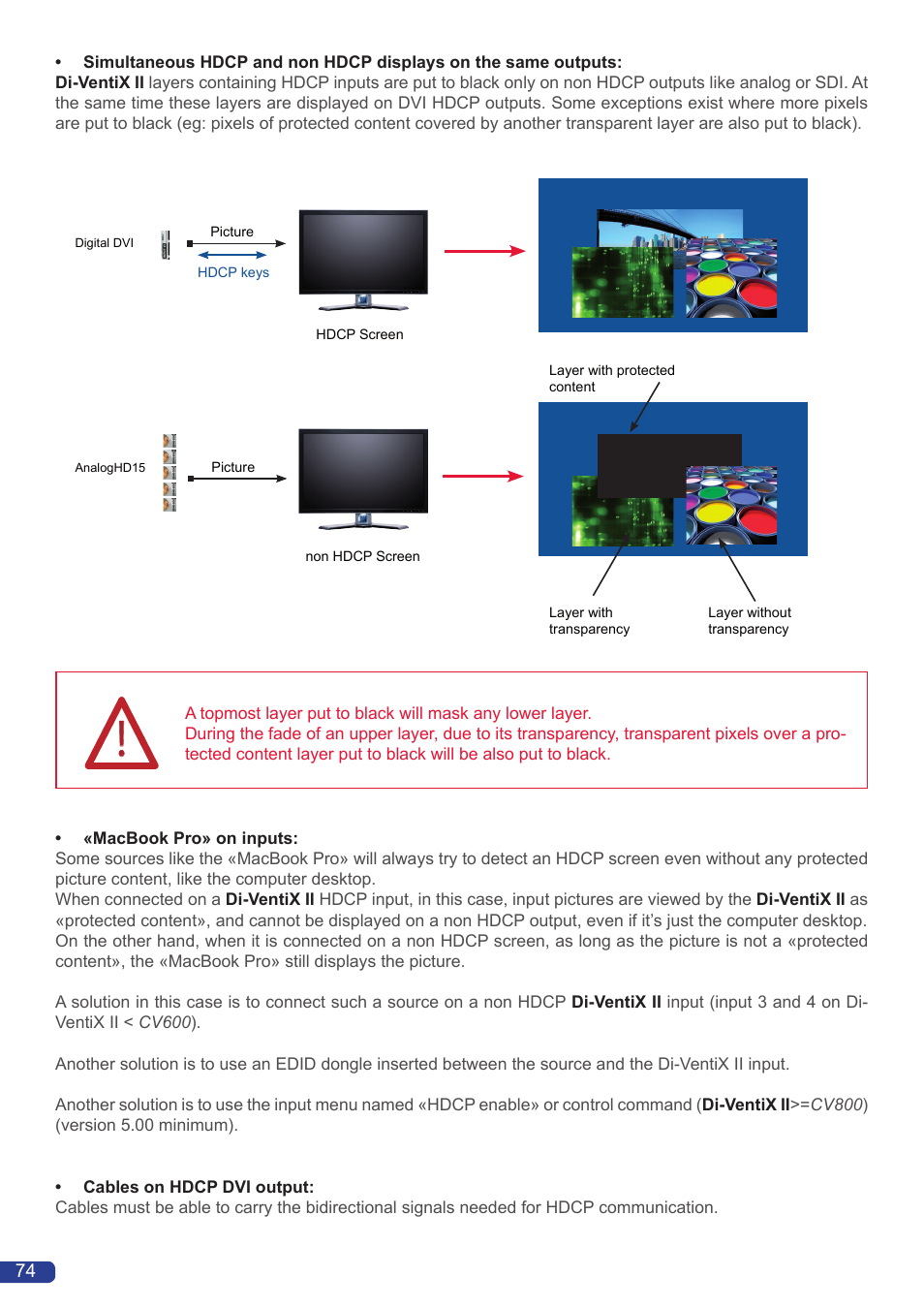 Analog Way Di-VentiX II User Manual | Page 76 / 88