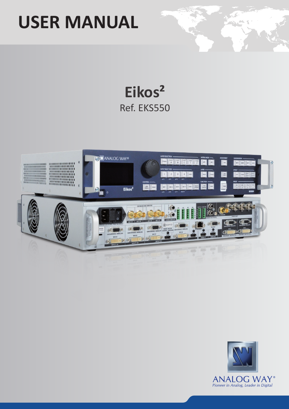 Analog Way Eikos2 User Manual | 106 pages