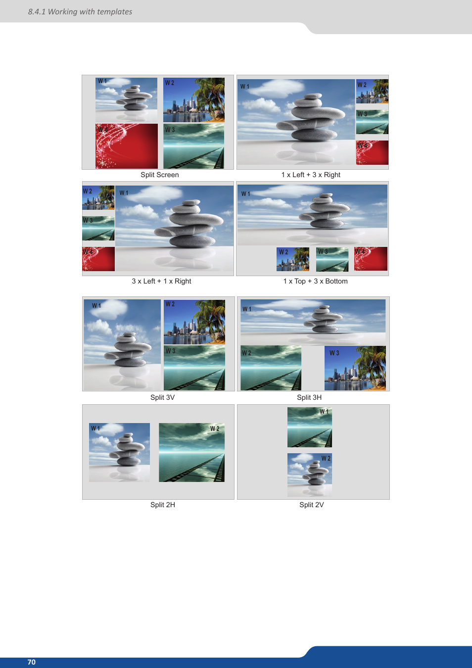 1 working with templates | Analog Way Eikos2 User Manual | Page 70 / 106