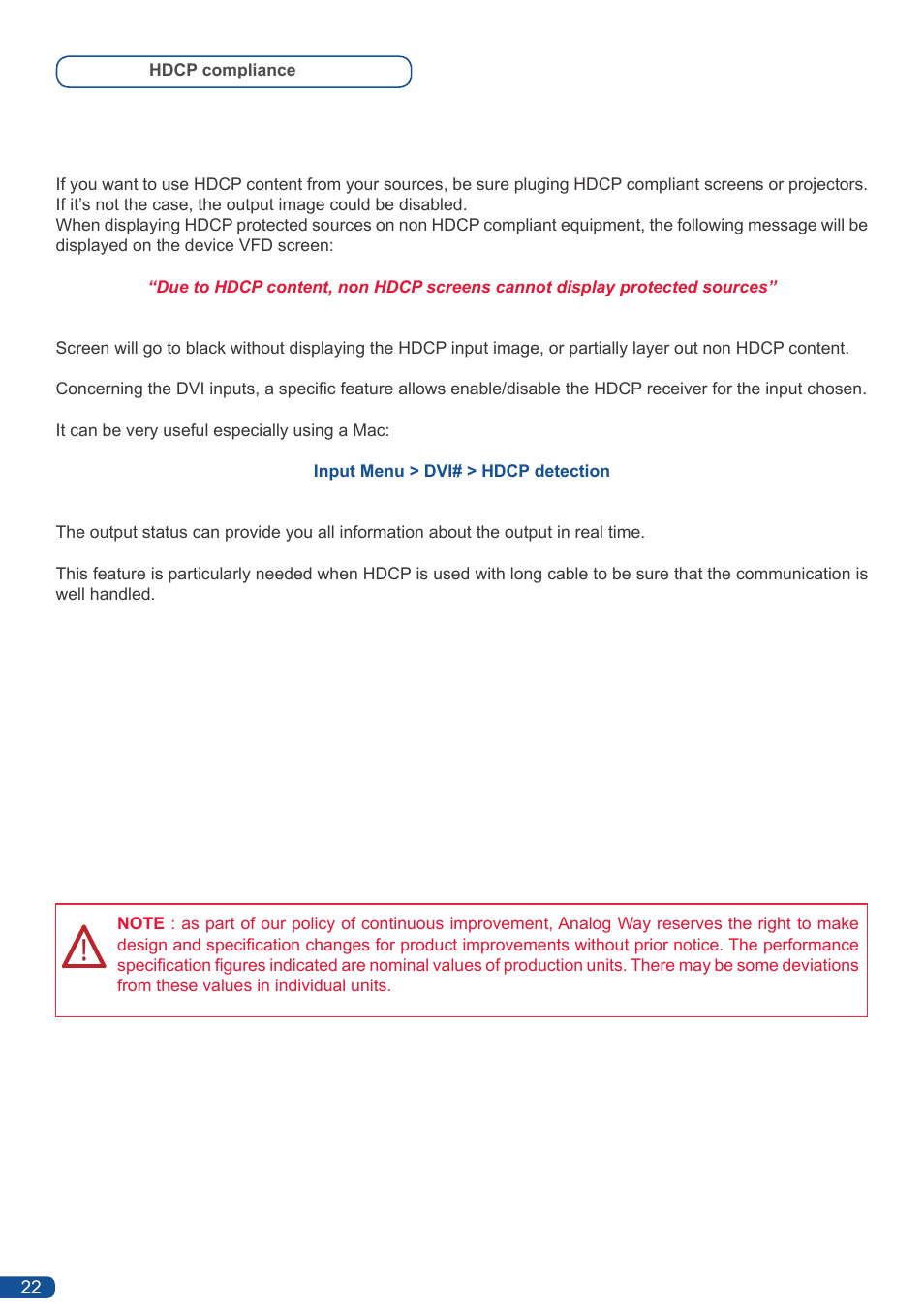Analog Way Eikos User Manual | Page 24 / 92
