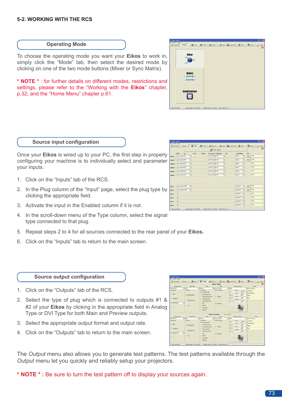 Analog Way Eikos User Manual | Page 75 / 92