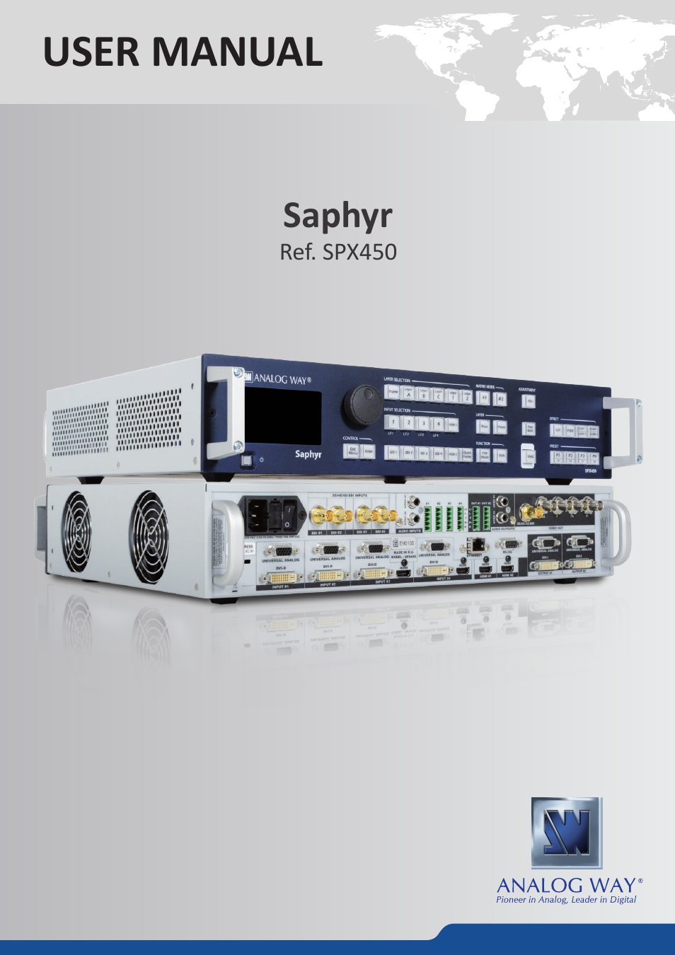 Analog Way Saphyr User Manual | 103 pages