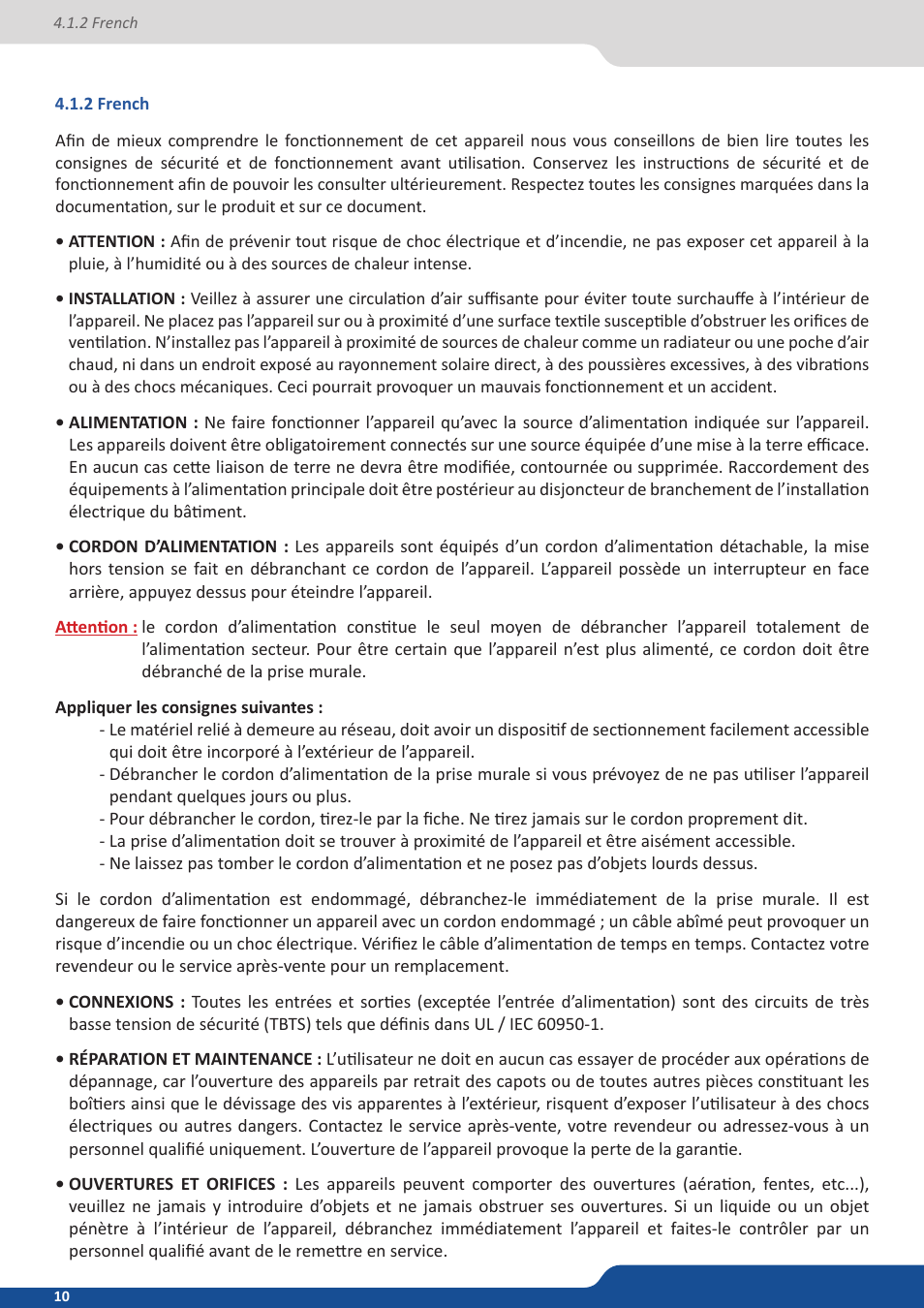 2 french | Analog Way Saphyr User Manual | Page 10 / 103