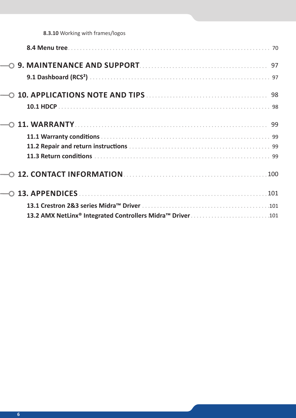 Analog Way Saphyr User Manual | Page 6 / 103