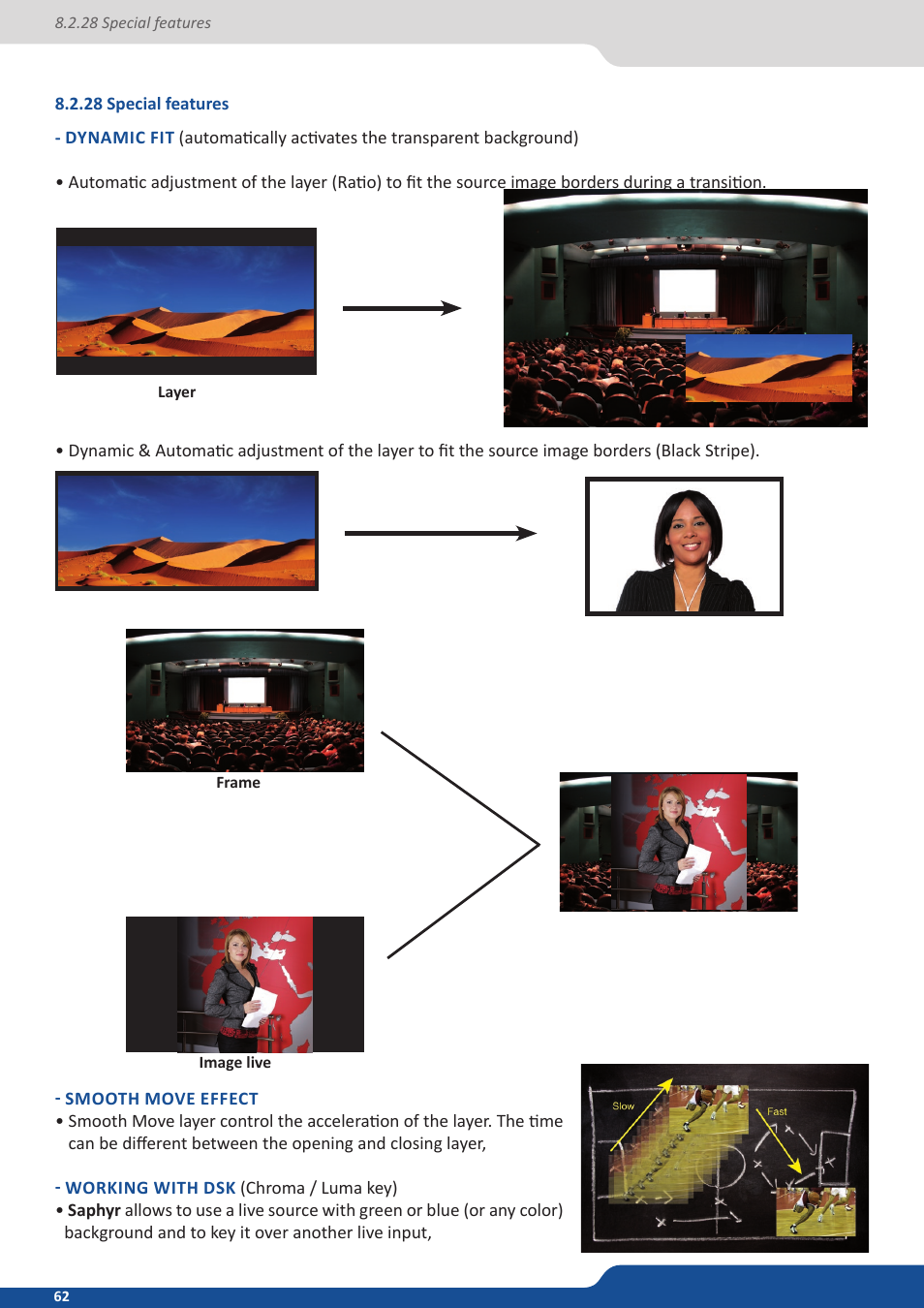 28 special features | Analog Way Saphyr User Manual | Page 62 / 103