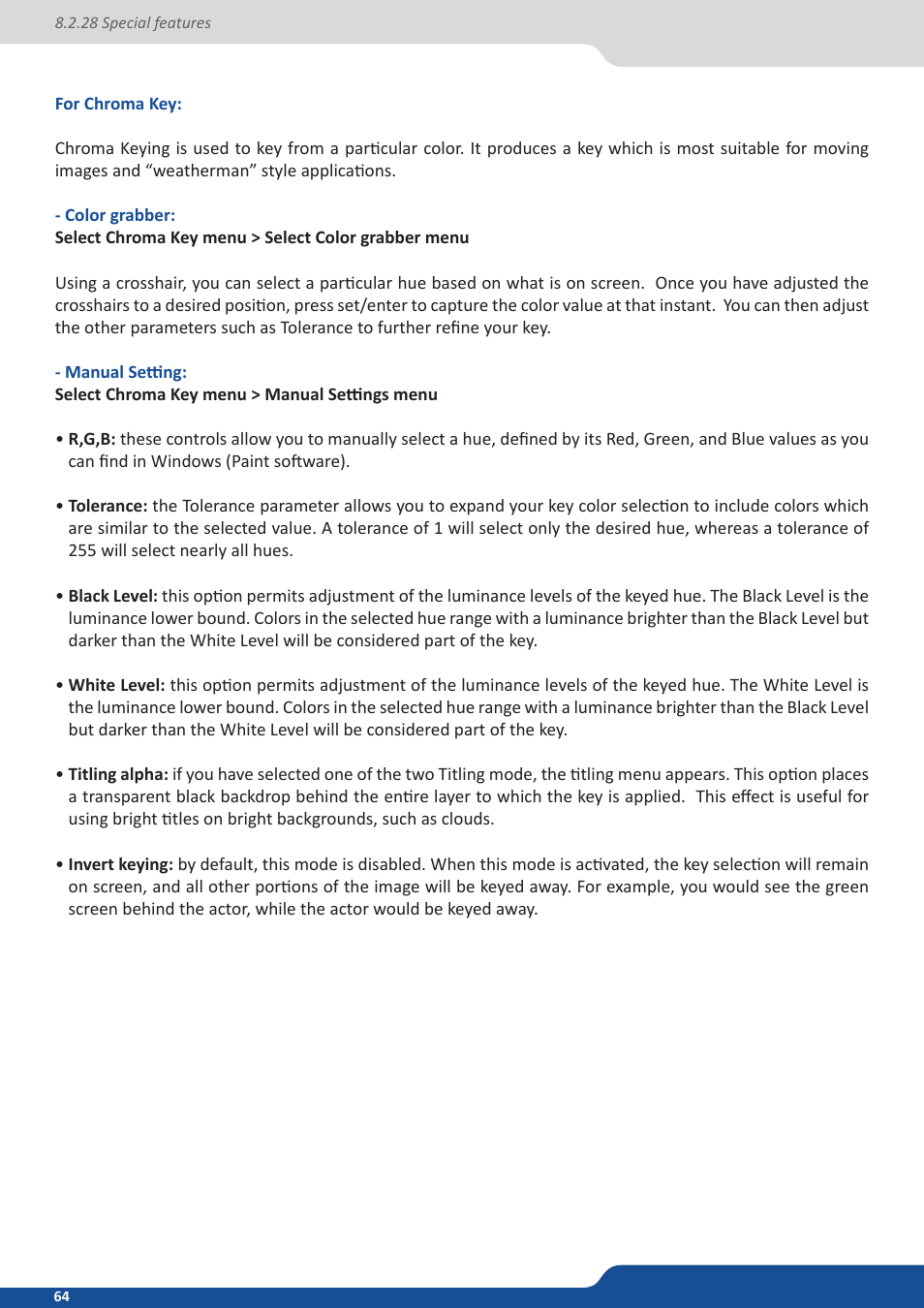 Analog Way Saphyr User Manual | Page 64 / 103