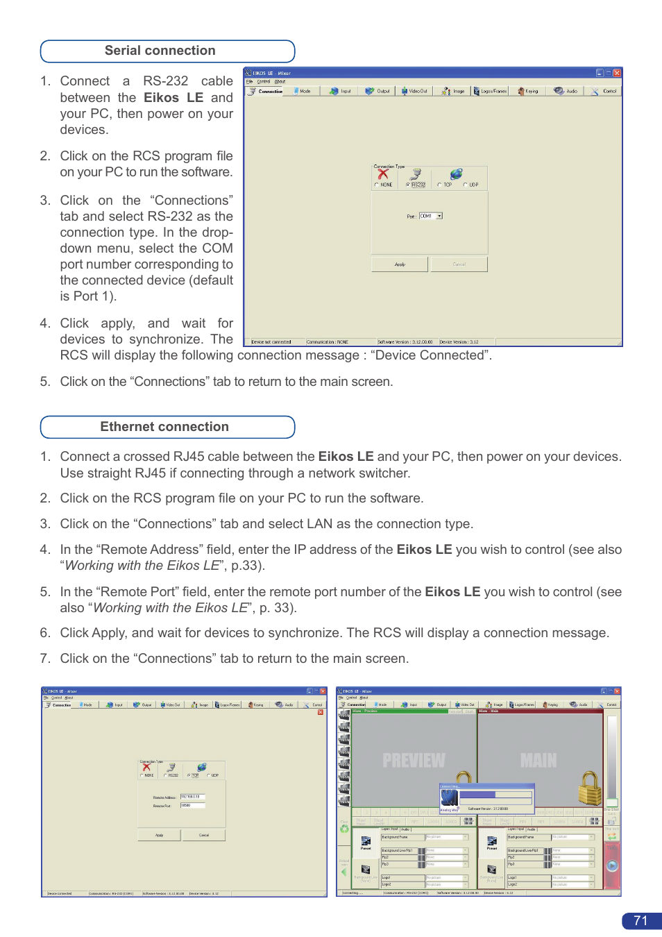 Analog Way Eikos LE User Manual | Page 73 / 88