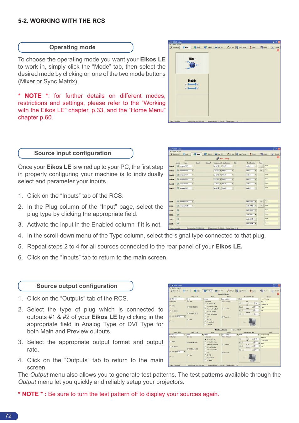 Analog Way Eikos LE User Manual | Page 74 / 88