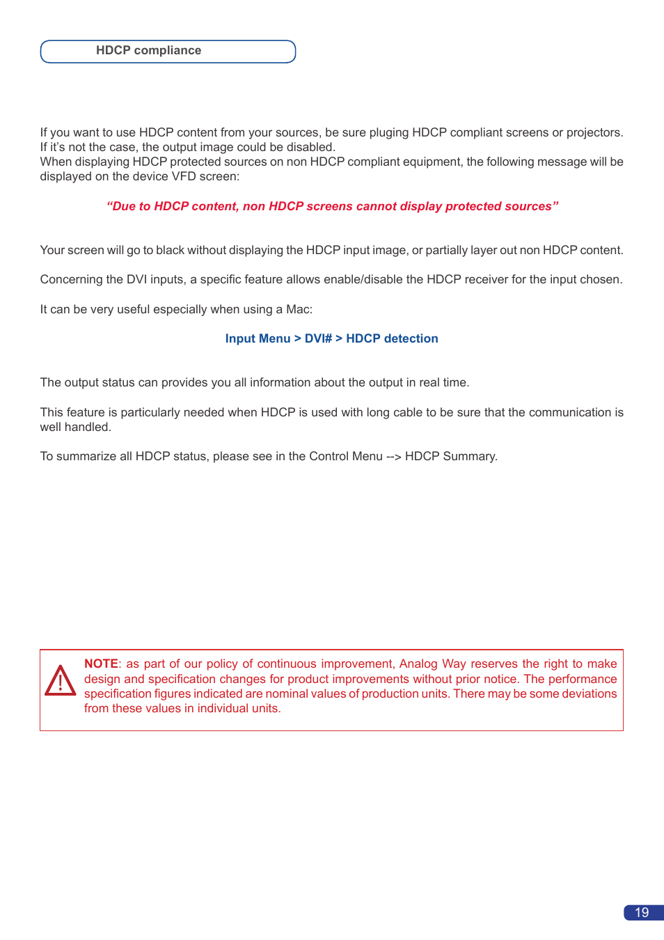 Analog Way OPS300 User Manual | Page 21 / 80