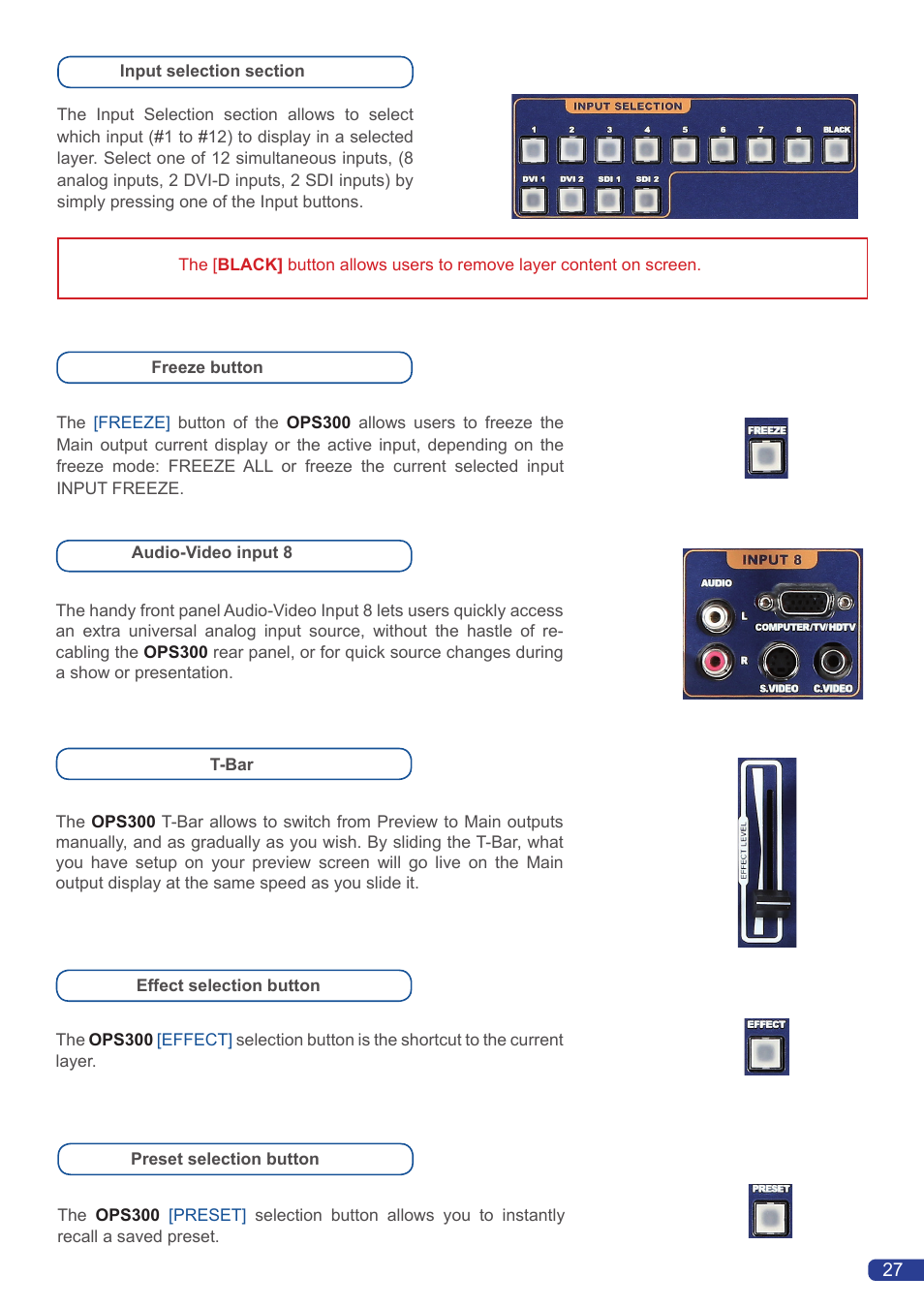 Analog Way OPS300 User Manual | Page 29 / 80