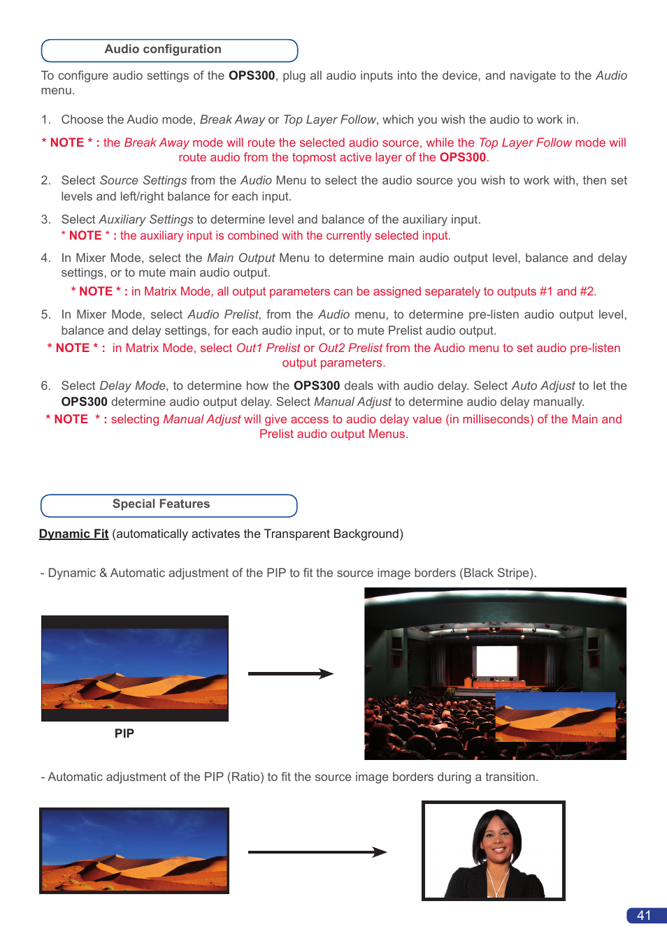 Analog Way OPS300 User Manual | Page 43 / 80