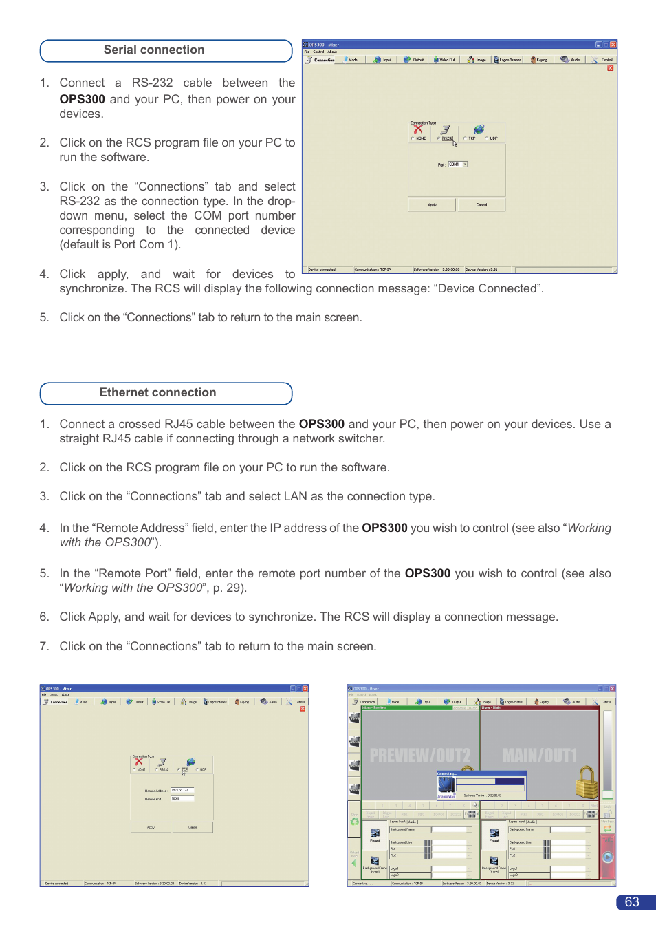 Analog Way OPS300 User Manual | Page 65 / 80