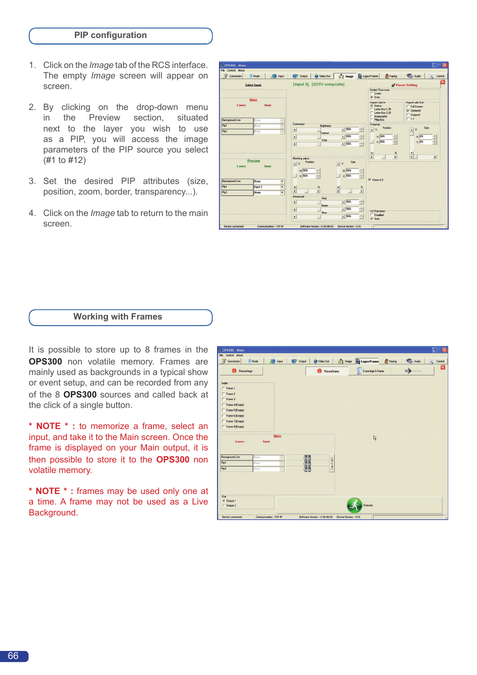 Analog Way OPS300 User Manual | Page 68 / 80