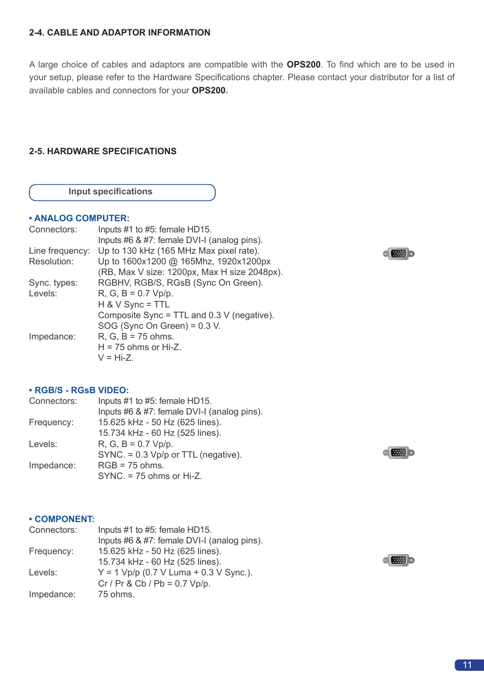 Analog Way OPS200 User Manual | Page 13 / 57