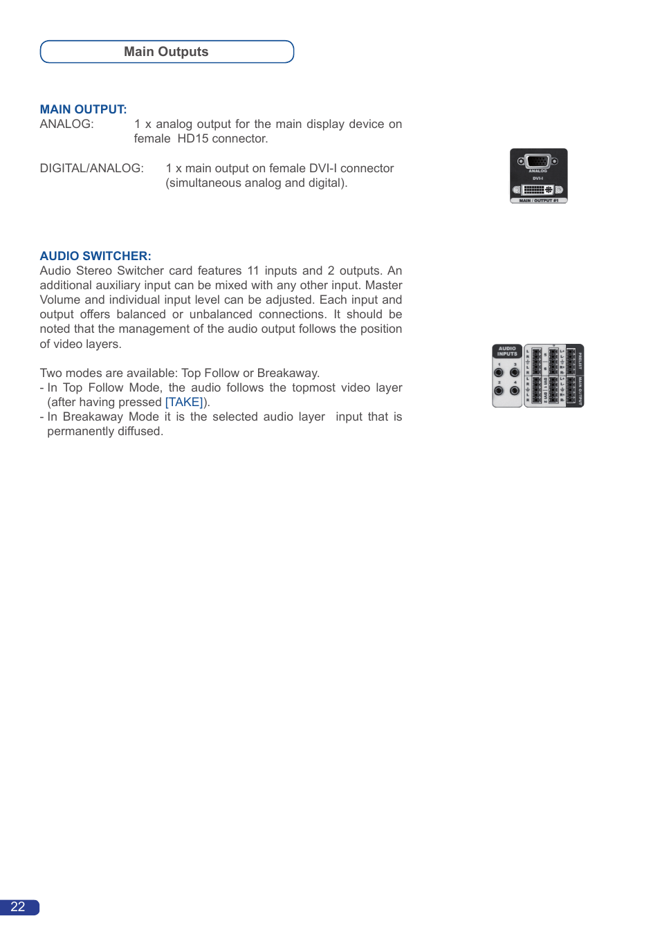 Analog Way OPS200 User Manual | Page 24 / 57