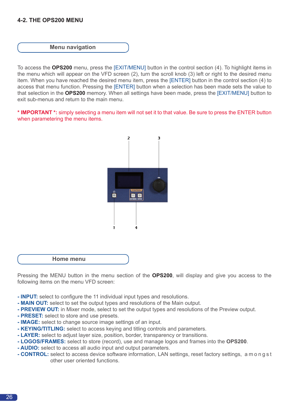 Analog Way OPS200 User Manual | Page 28 / 57