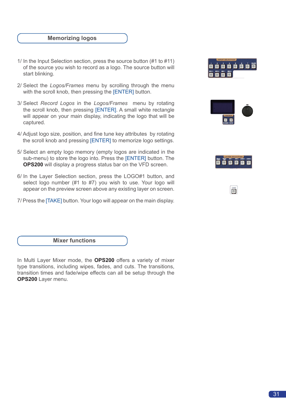 Analog Way OPS200 User Manual | Page 33 / 57
