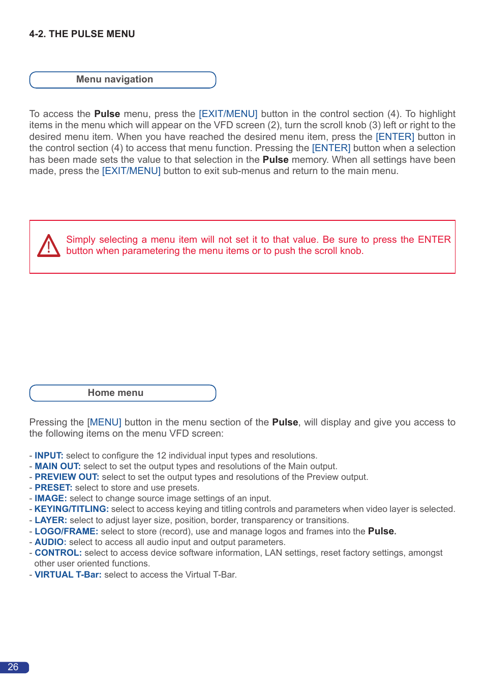 Analog Way Pulse User Manual | Page 28 / 58