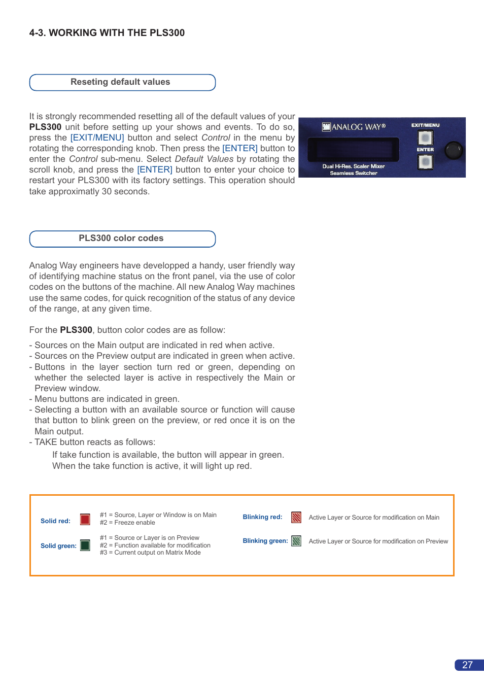 Analog Way Pulse User Manual | Page 29 / 58