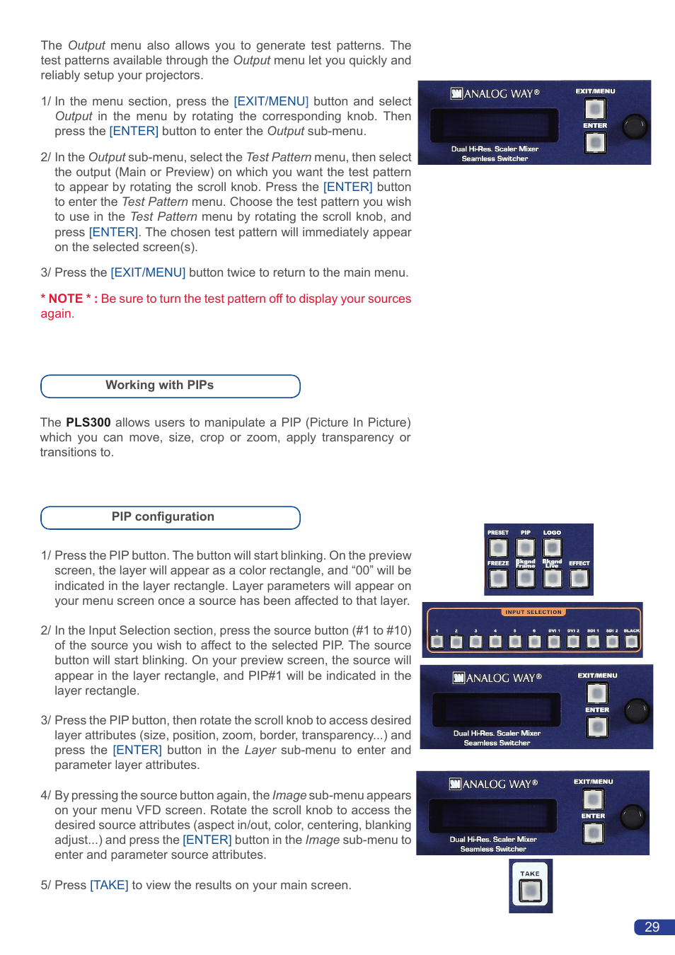 Analog Way Pulse User Manual | Page 31 / 58